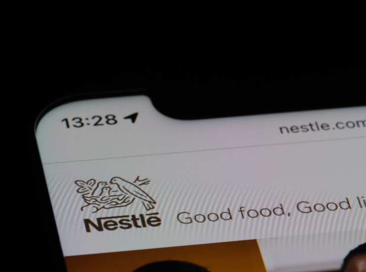 Il sito web di Nestlé. - Improntaunika.it