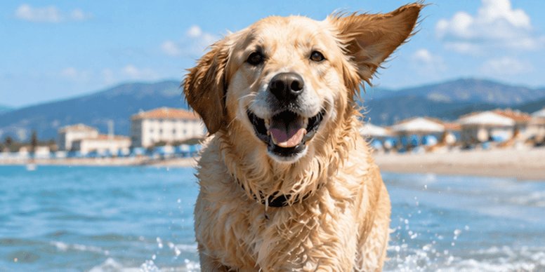 Viareggio permette ai cani di nuotare in mare a qualsiasi ora